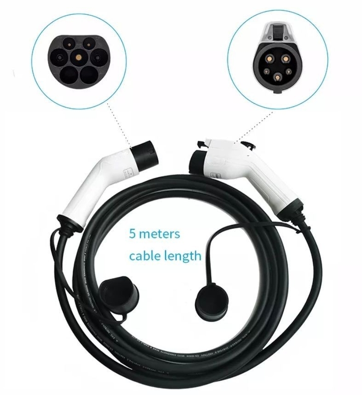 32A 250V 모바일 충전 케이블 종류 1이 2 EVSE 케이블을 타이핑합니다 32A 250V 모바일 충전 케이블 종류 1이 2 Evse 케이블을 타이핑합니다